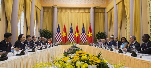 US-Präsident Barack Obama beginnt Vietnambesuch - ảnh 1